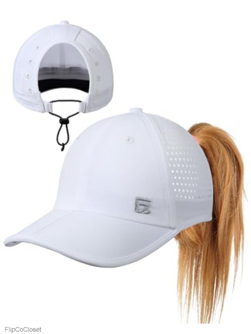 Women's Ponytail Running Hat with Large Hole, Foldable Breathable Baseball Cap